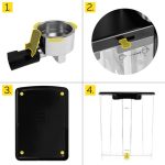 Ekspres do kawy Ciśnieniowy Automatyczny Yoer 20bar 1350W +Spieniacz Mleka - obrazek 10