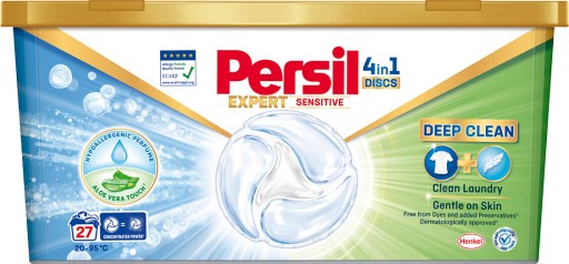 Kapsulki-do-prania-Persil-4in1-Discs-Expert-Sensitive-27-szt Kapsułki do prania Persil 4in1 Discs Expert Sensitive 27 szt. - obrazek 1