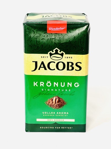 Kawa-Jacobs-Kronung-Signature-100-Arabica-500g-mielona Kawa Jacobs Kronung Signature 100% Arabica 500g mielona - obrazek 1