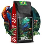 Kawa Ziarnista 1kg BRAZYLIA CREMA Świeżo Palona- Palarnia Blue Orca +GRATIS - obrazek 3
