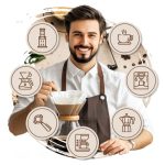 Kawa ziarnista 1kg BRAZYLIA Santos Świeżo Palona 100% ARABICA Tommy Cafe - obrazek 5