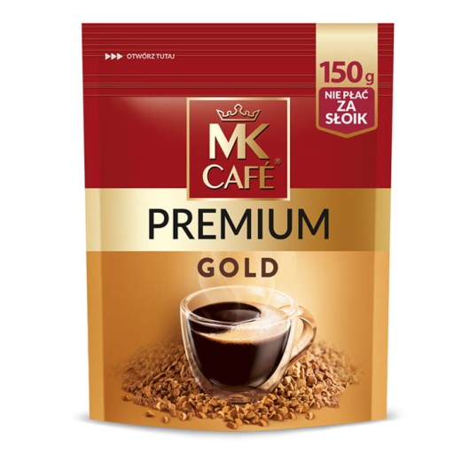 Mk-Cafe-Gold-150g-Kawa-Rozpuszczalna-Torebka Mk Cafe Gold 150g Kawa Rozpuszczalna Torebka - obrazek 1