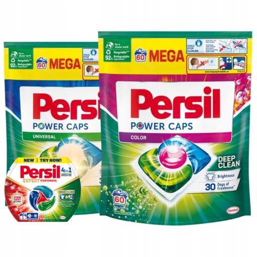 Persil-Power-Caps-Kapsulki-do-Prania-Zestaw-MIX-120-szt-Gratis Persil Power Caps Kapsułki do Prania Zestaw MIX 120 szt. + Gratis - obrazek 1