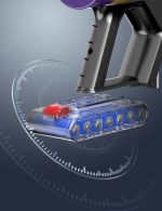 Blossom V18 bezprzewodowy pionowy odkurzacz do sierści zwierząt 50000Pa do domu / samochodu - obrazek 8