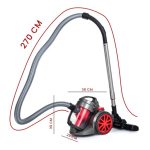 ODKURZACZ CYKLONOWY BEZWORKOWY TURBOSZCZOTKA REGULACJA ZWIJACZ MOCNY 4000W - obrazek 11