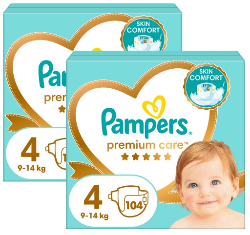 Pampers-Pieluszki-Premium-Care-4-Maxi-2x104-szt Pampers Pieluszki Premium Care 4 Maxi 2x104 szt. - obrazek 1